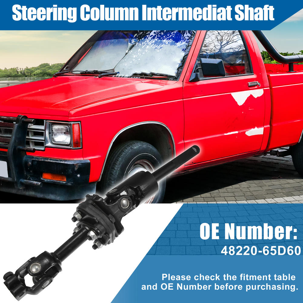Unique Bargains Lower Intermediate Steering Shaft Column 48220-65D60 Fit for Chevy for Suzuki
