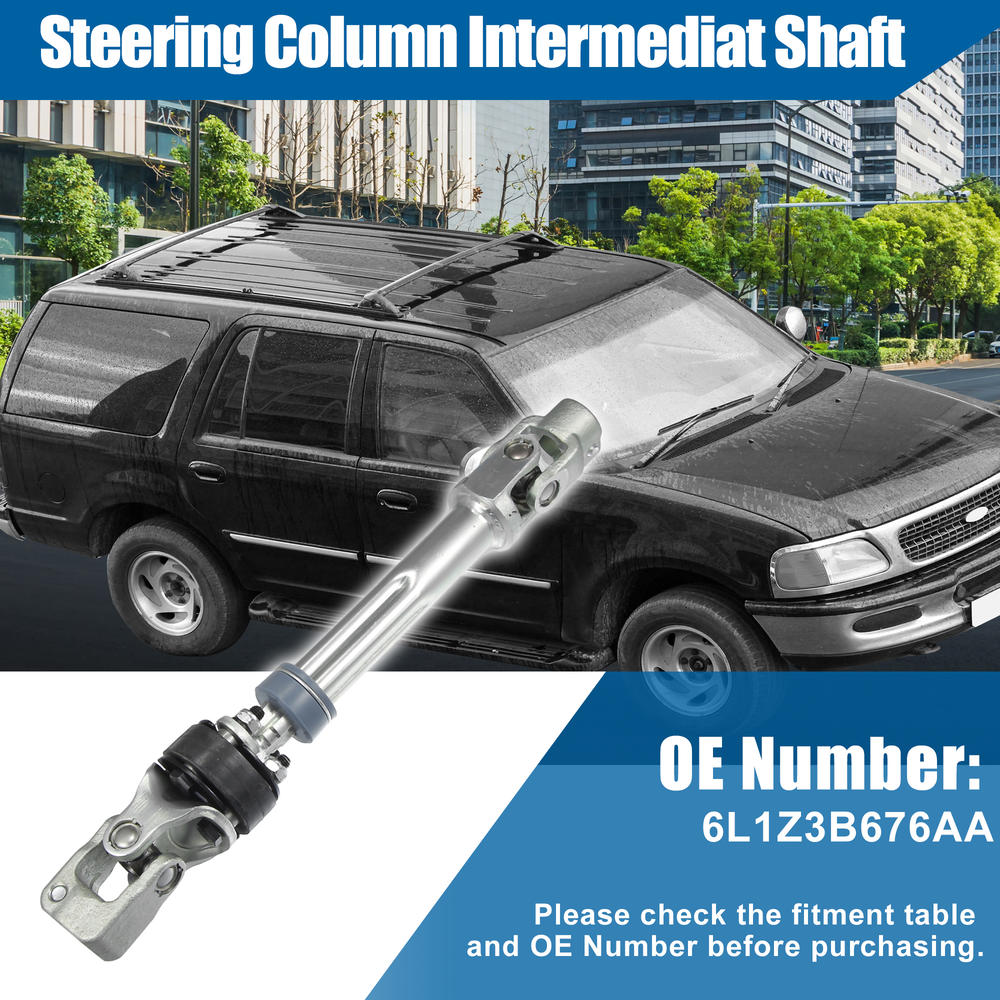 Unique Bargains Lower Intermediate Steering Shaft Column Fit for Ford Expedition 6L1Z3B676AA