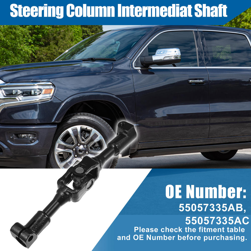 Unique Bargains Steering Shaft Intermediate Steering Column 55057335AB for Ram 1500 2015-2020