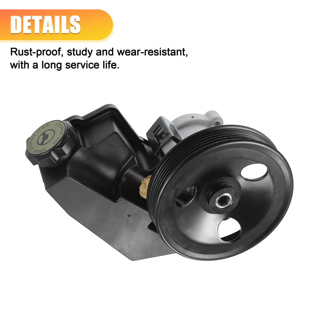 Unique Bargains Power Steering Pump Fit for Jeep Wrangler 1997-2003 No.52087871AB/52087871AD