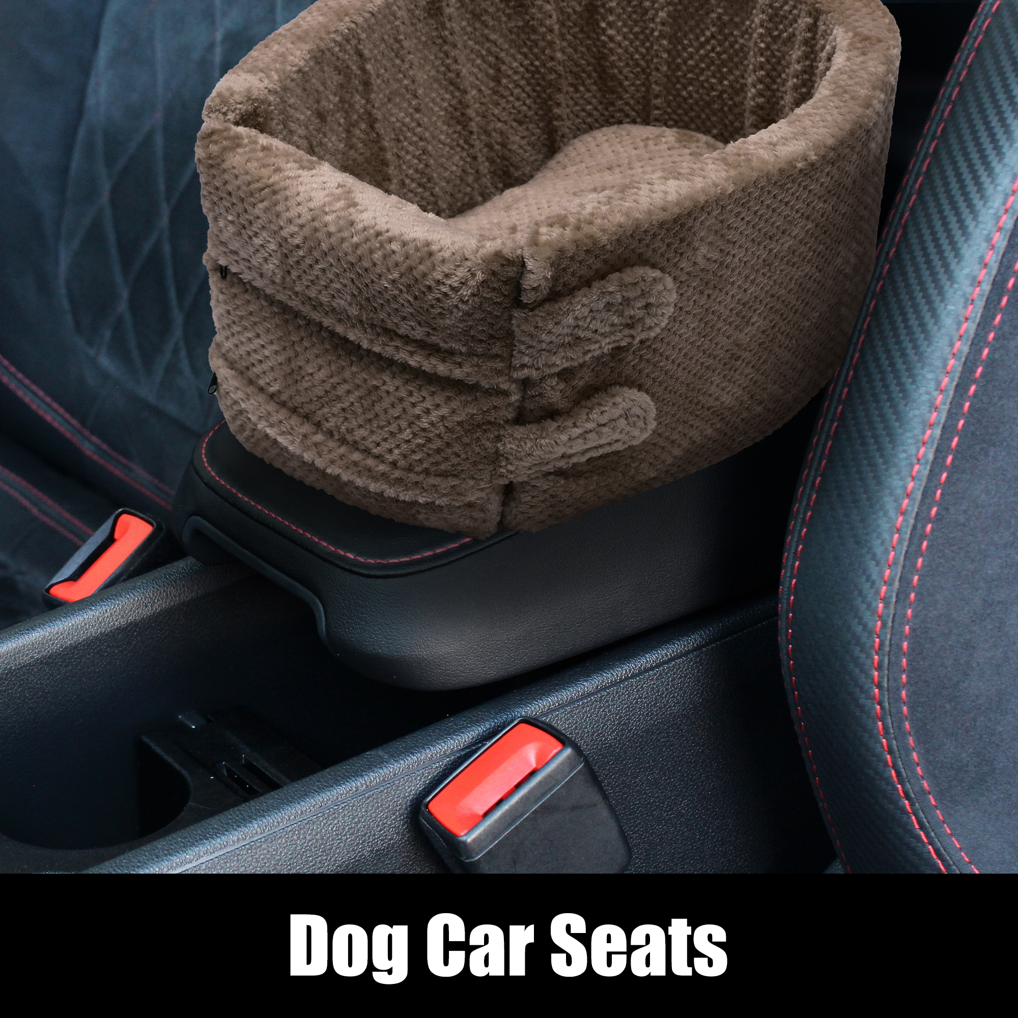 Unique Bargains Dog Car Seat for Medium Small Sized Puppy Cat Seat Pets Soft Travel Bed