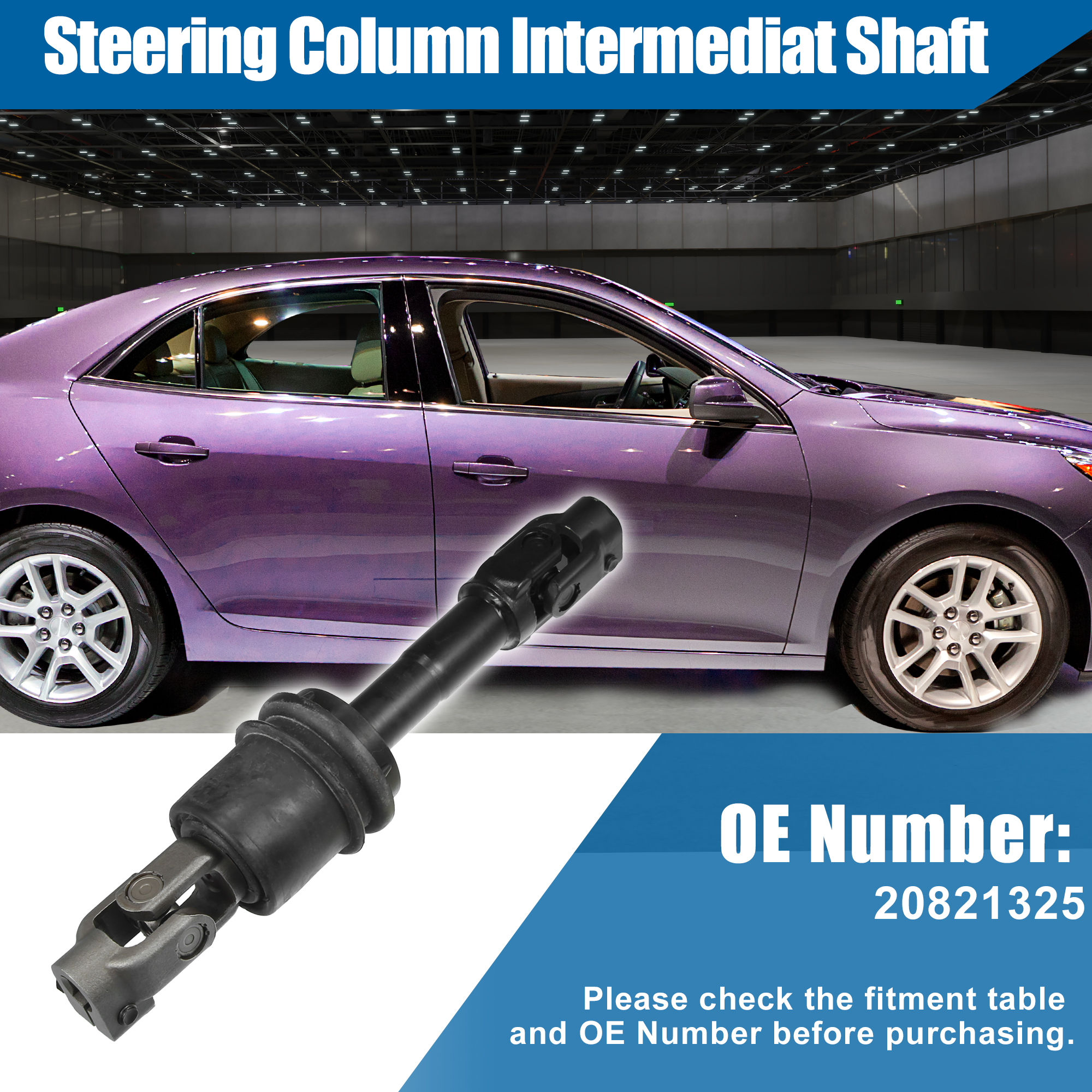 Unique Bargains Upper Steering Shaft Intermediate Column 20821325 for Chevrolet Malibu 04-12