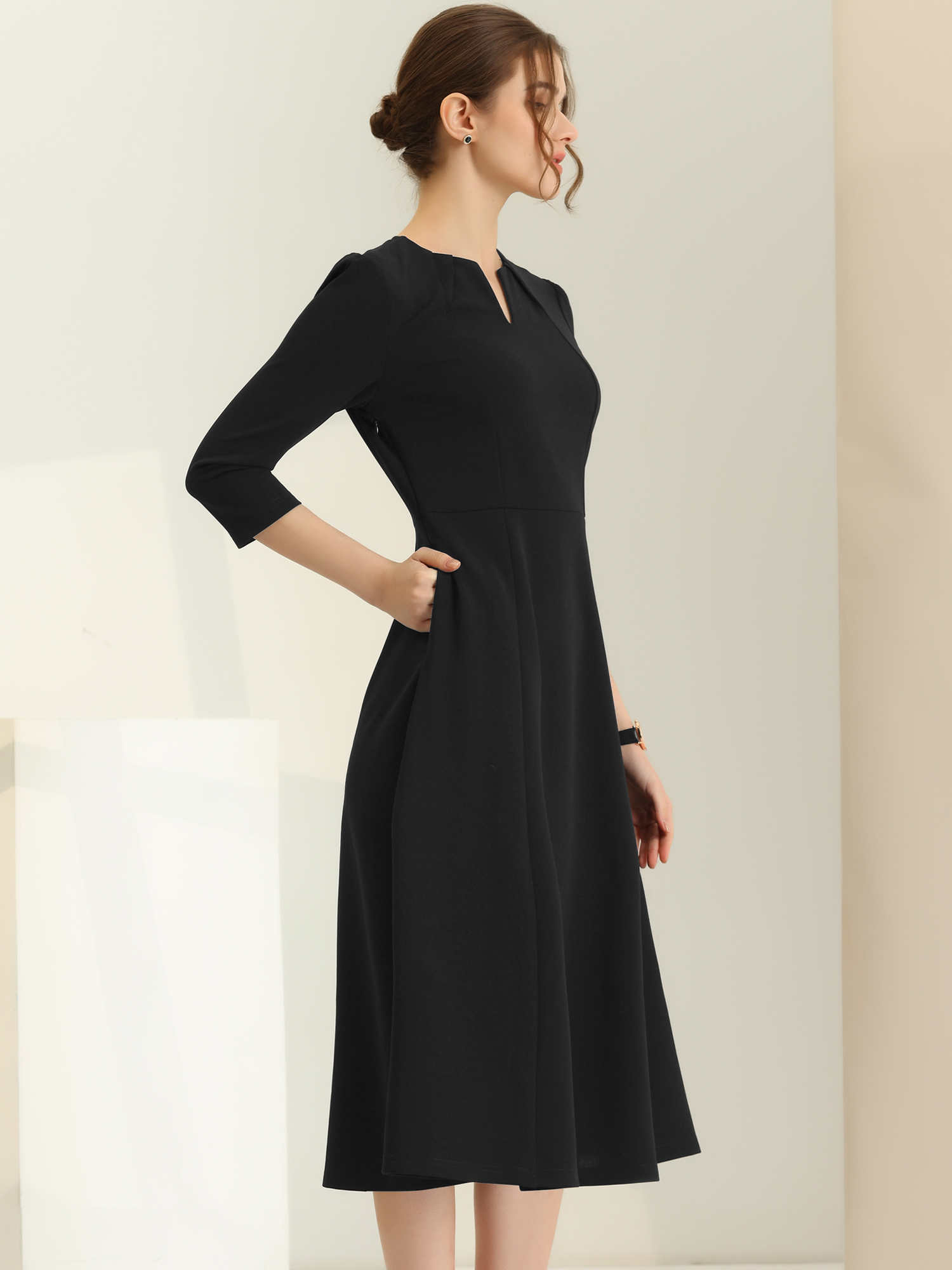 sears elegant dresses KAREN MILLEN PURPLE EMBROIDERED SPECIAL OCCASION DRESS SIDE 10 – Whispers  Dress Agency