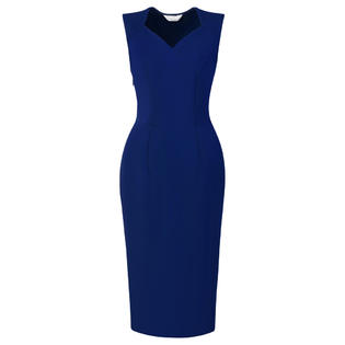 Inspire Chic Women's Sleeveless Sheath Dresses Elegant Sweetheart Neck Pencil Dress Inspire Chic Women's Sleeveless Sheath Dresses Elegant Sweetheart Neck Pencil Dress