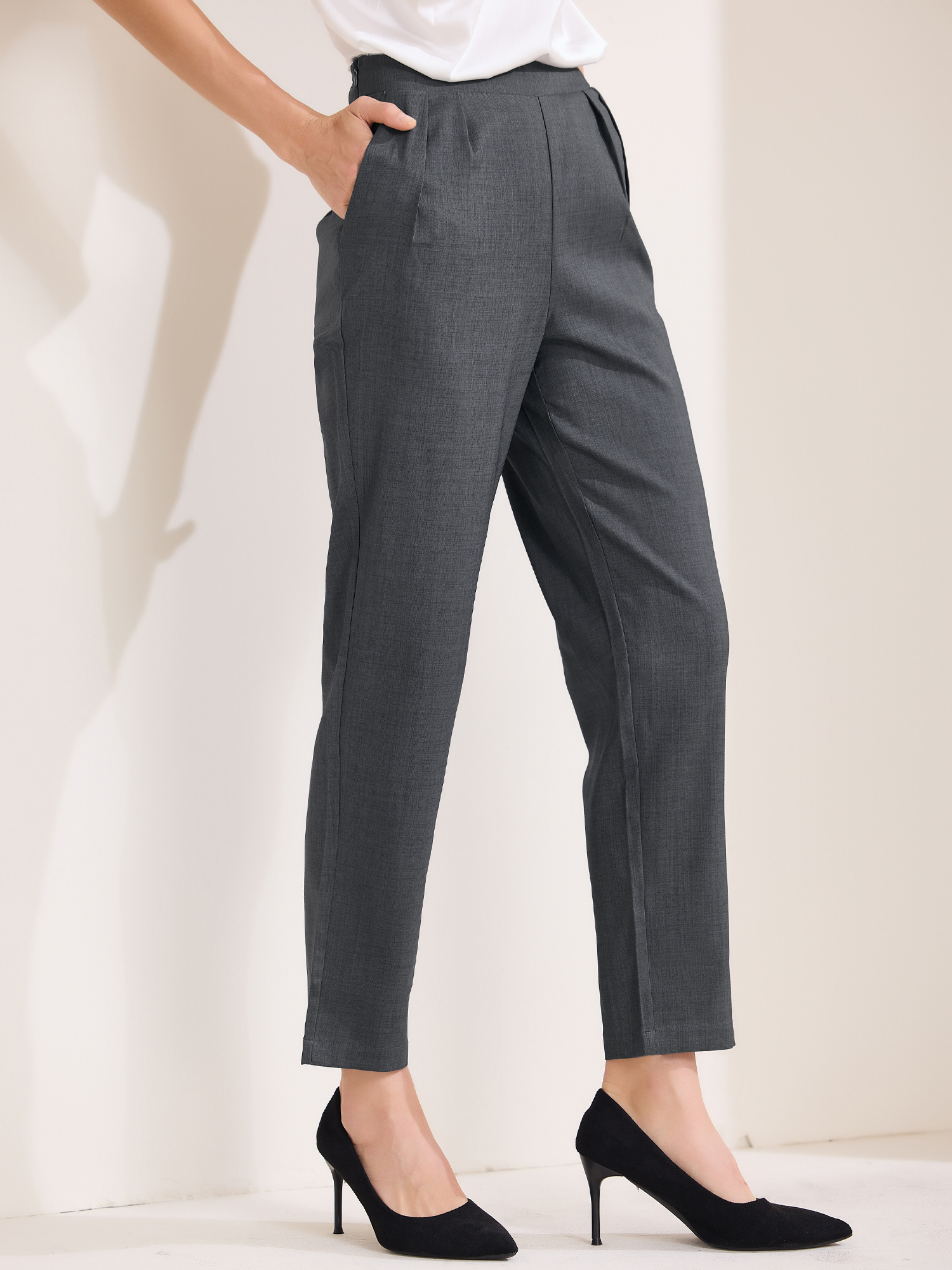 chinese dress ladies TANGNADE Formal Dress Pants for Women High Waist Slim Fit Suit Pants  Trousers Dressy Casual Business Work Pant Slacks Dress Pants Women Petite  Black S at Amazon Women's Clothing store
