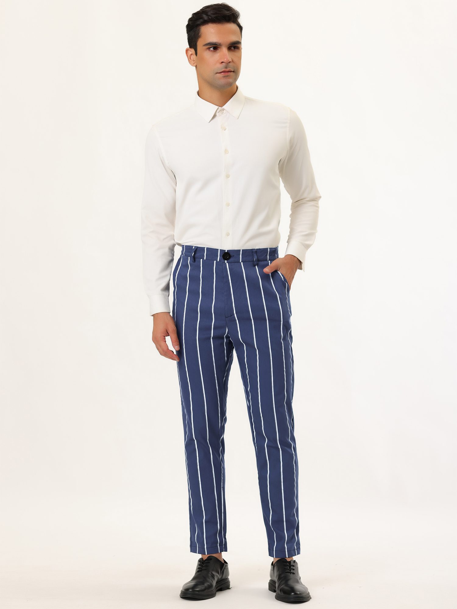green emerald velvet dress Tapered-Fit Stretch Dress Pants for Tall Men in Charcoal Heather 32 / 38 / Charcoal Heather