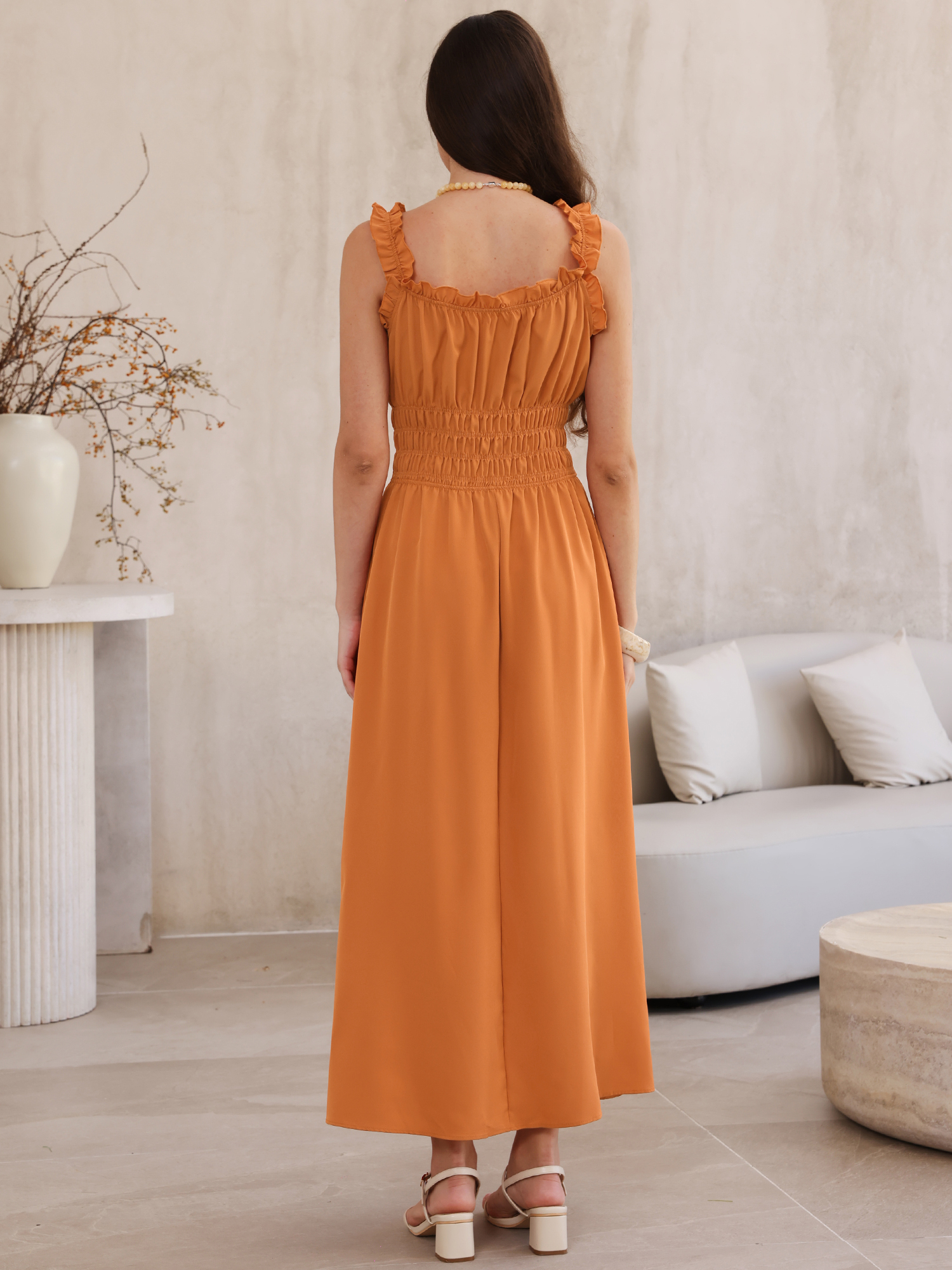 purple dress with long sleeves Purple Chiffon Long Sleeve Pleated Maxi Dress – PinkBlush main image 1