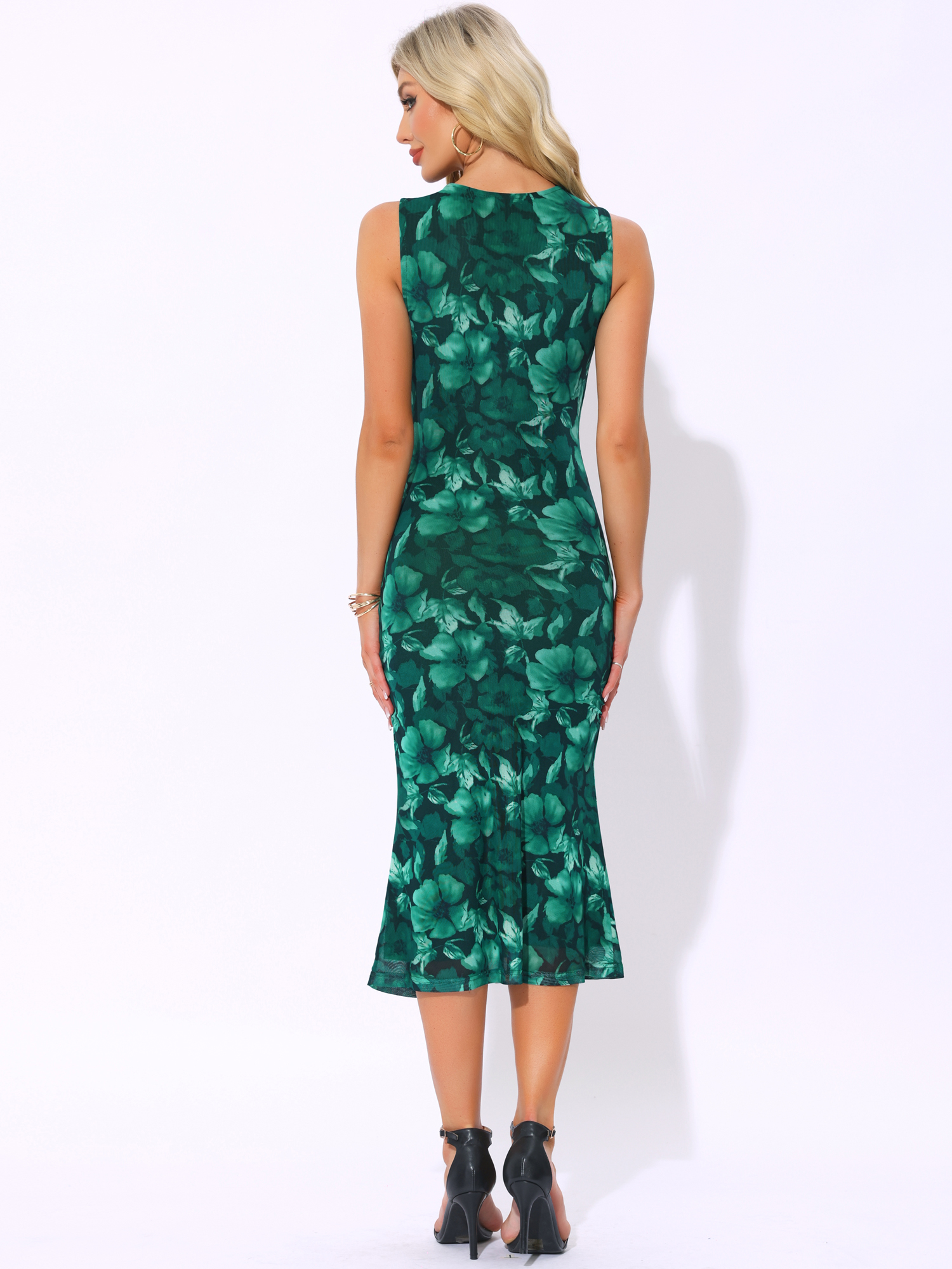 sears elegant dresses Karen Millen Applique Foam Button Through Dress