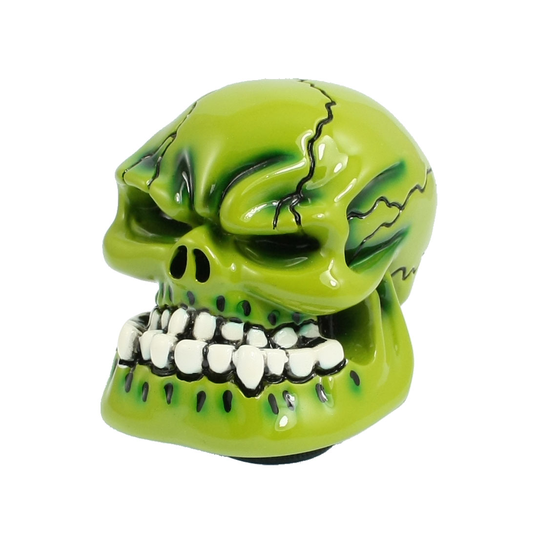 Unique Bargains Car Wicked Skull Universal Gear Shift Knob Manual Stick Shifter Green