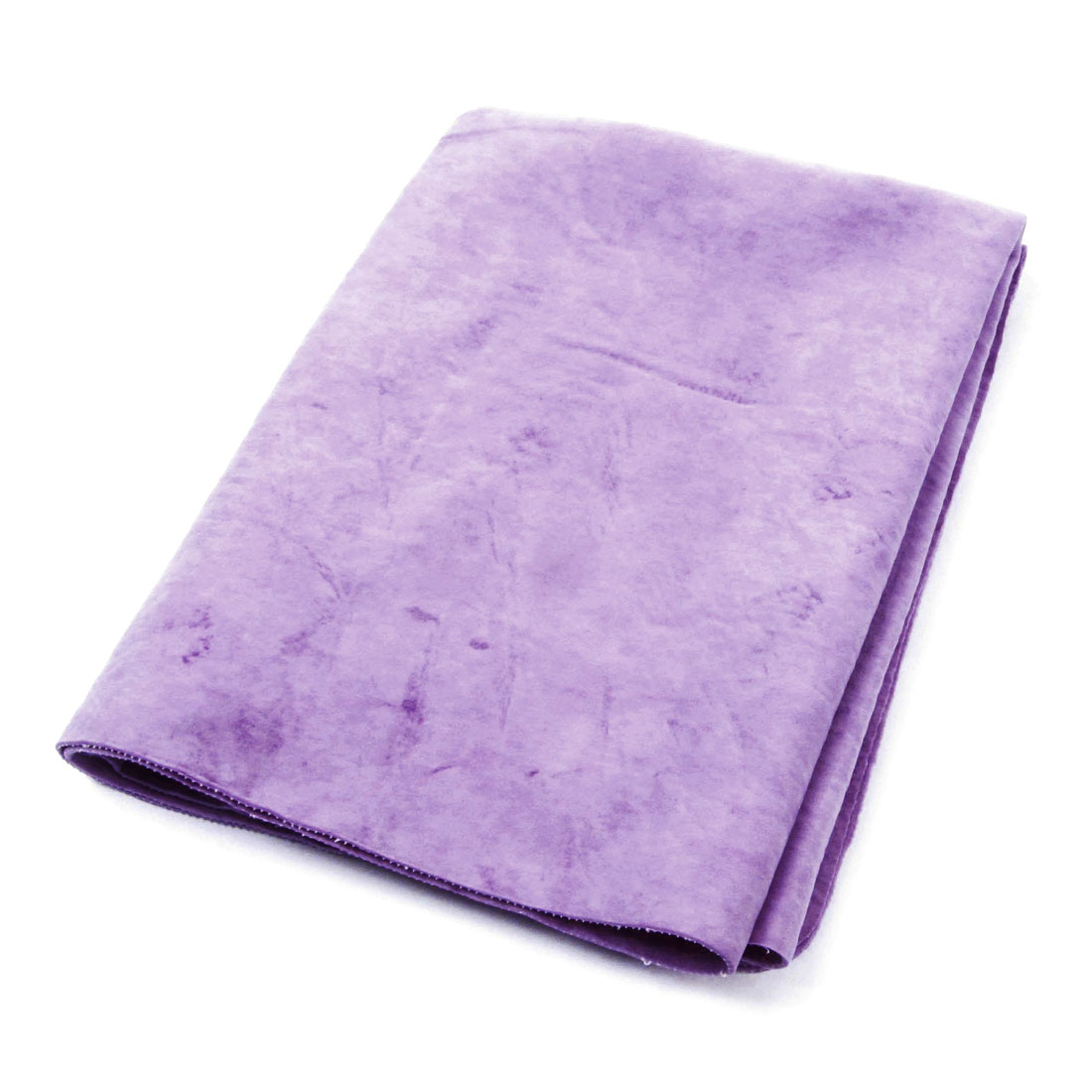 Unique Bargains 64 x 43 x 0.2cm Synthetic Chamois Car Cleaning Cham Towel Purple