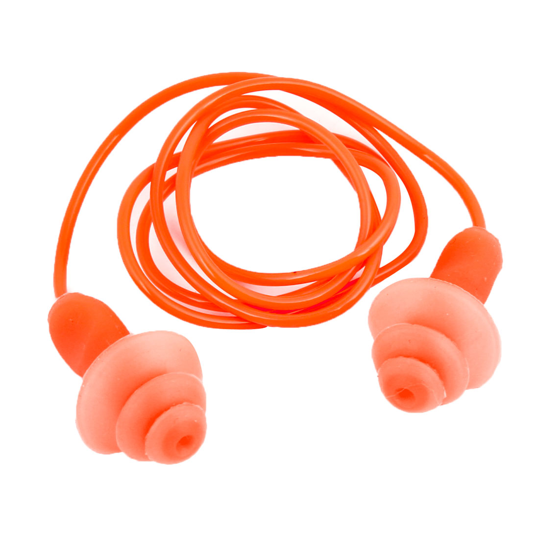 Unique Bargains Corded Ear Waterproof Soft Silicone Swimming Ear Plugs For Adults Youth