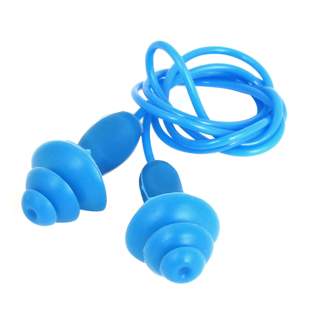 Unique Bargains Soft Silicone In Ear Swiming Earplugs Protective Gear For Swimmers