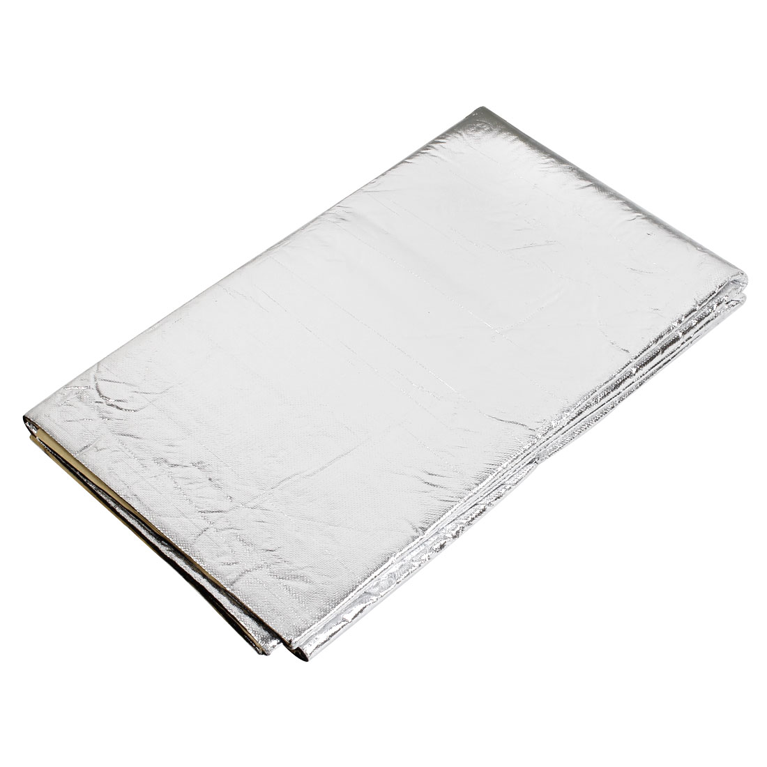 140cm X 99cm Selft Adhesive Back Heat Insulation Mat Pad Silver Tone