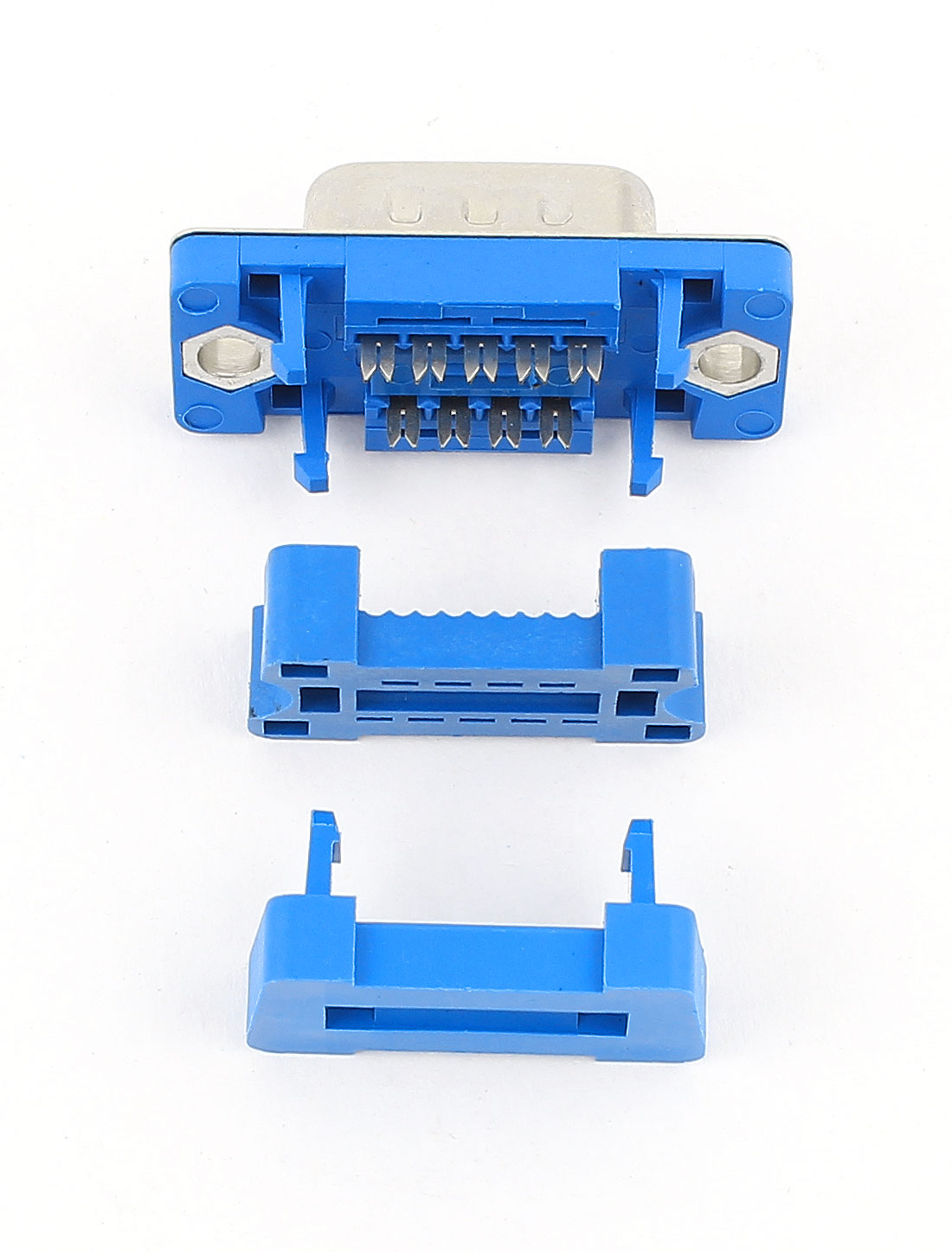 Unique Bargains A15030600ux0519 5pcs D Sub Db9 9 Pin Male Idc Type Connector For Flat Ribbon Cable