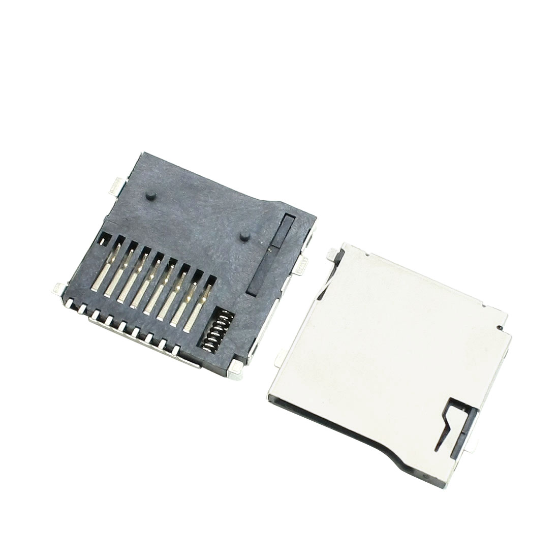 Unique Bargains Aux0368 Pcb Surface Mounting Push Out Design Tf Micro Sd Memory Card Socket 50 Pcs