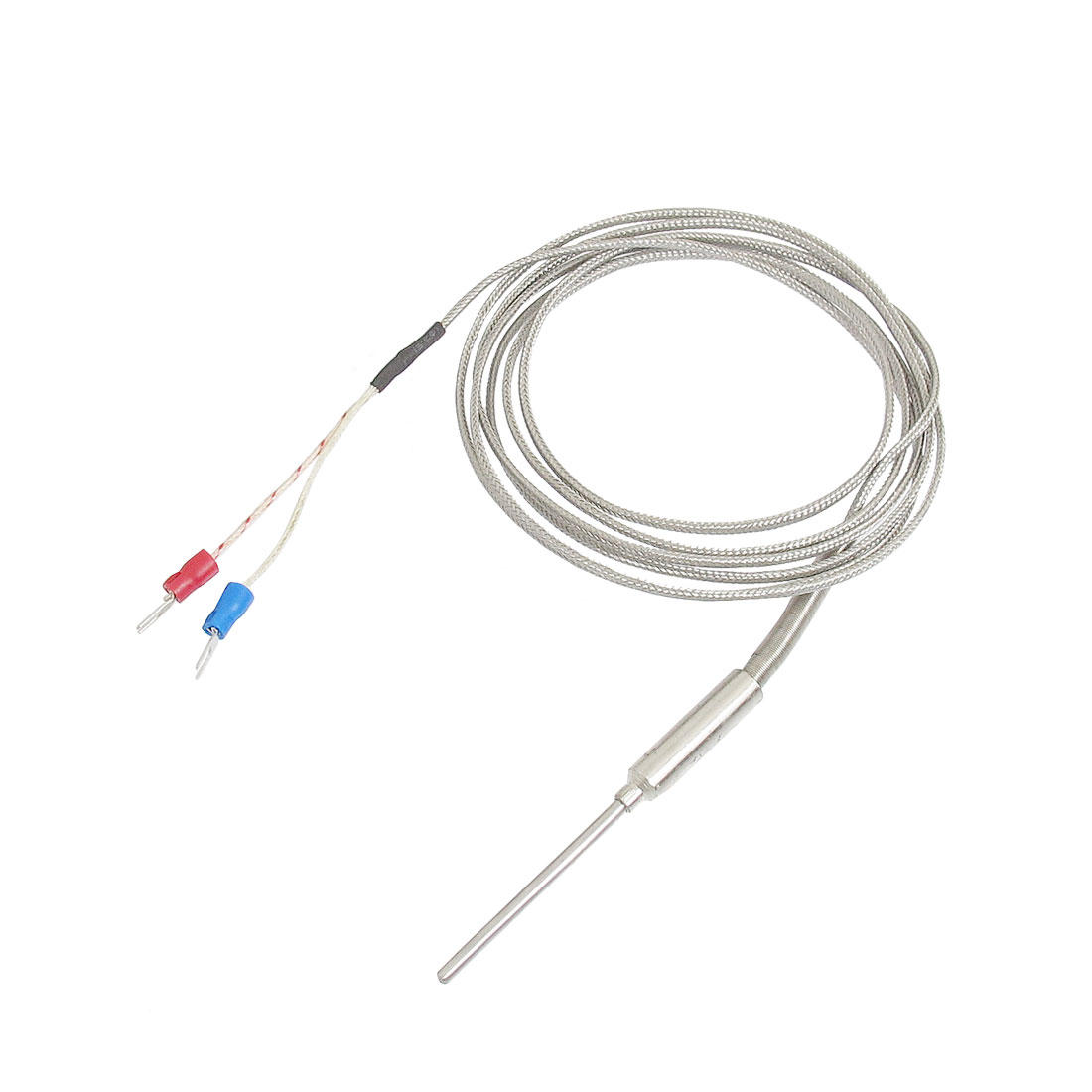 Unique Bargains Liquid Measuring 50mm x 3mm K Type Earth Thermocouple Probe 2 Meters