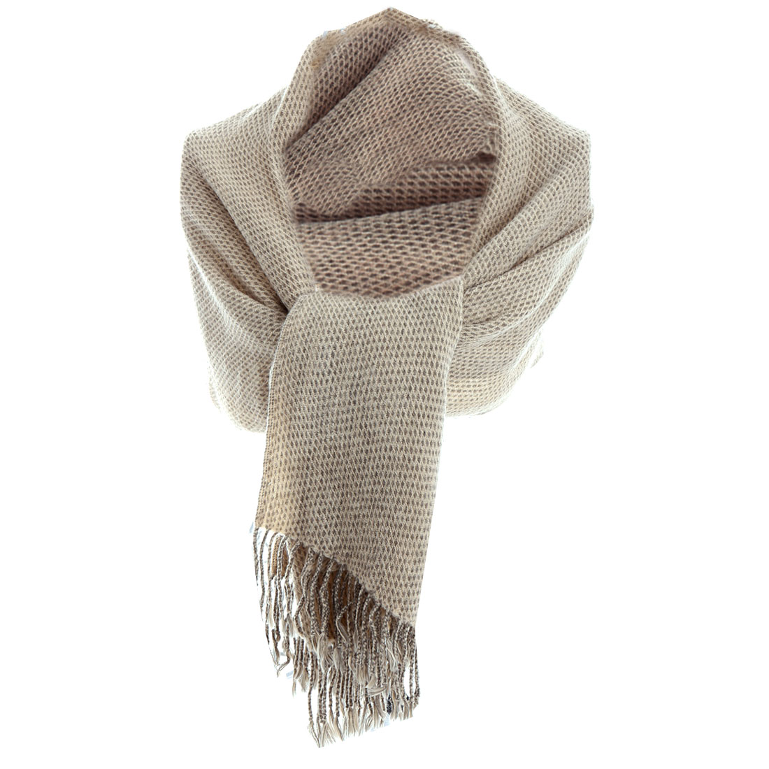 Unique Bargains Stylish Women Knitted Soft Warm Winter Wearing Scarf