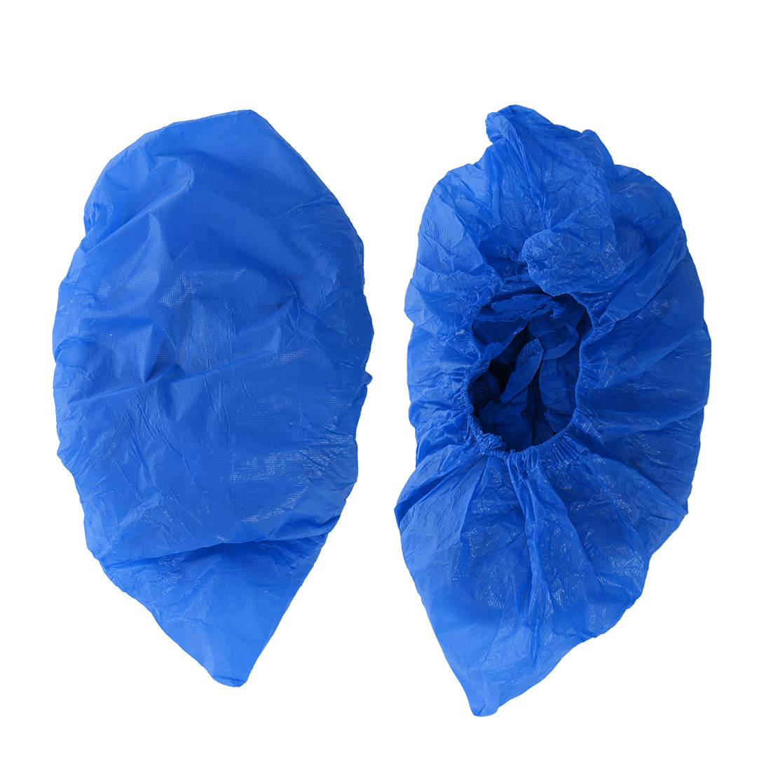 Unique Bargains Home Office Water Resistant Disposable Shoes Cover Blue 10 Pcs