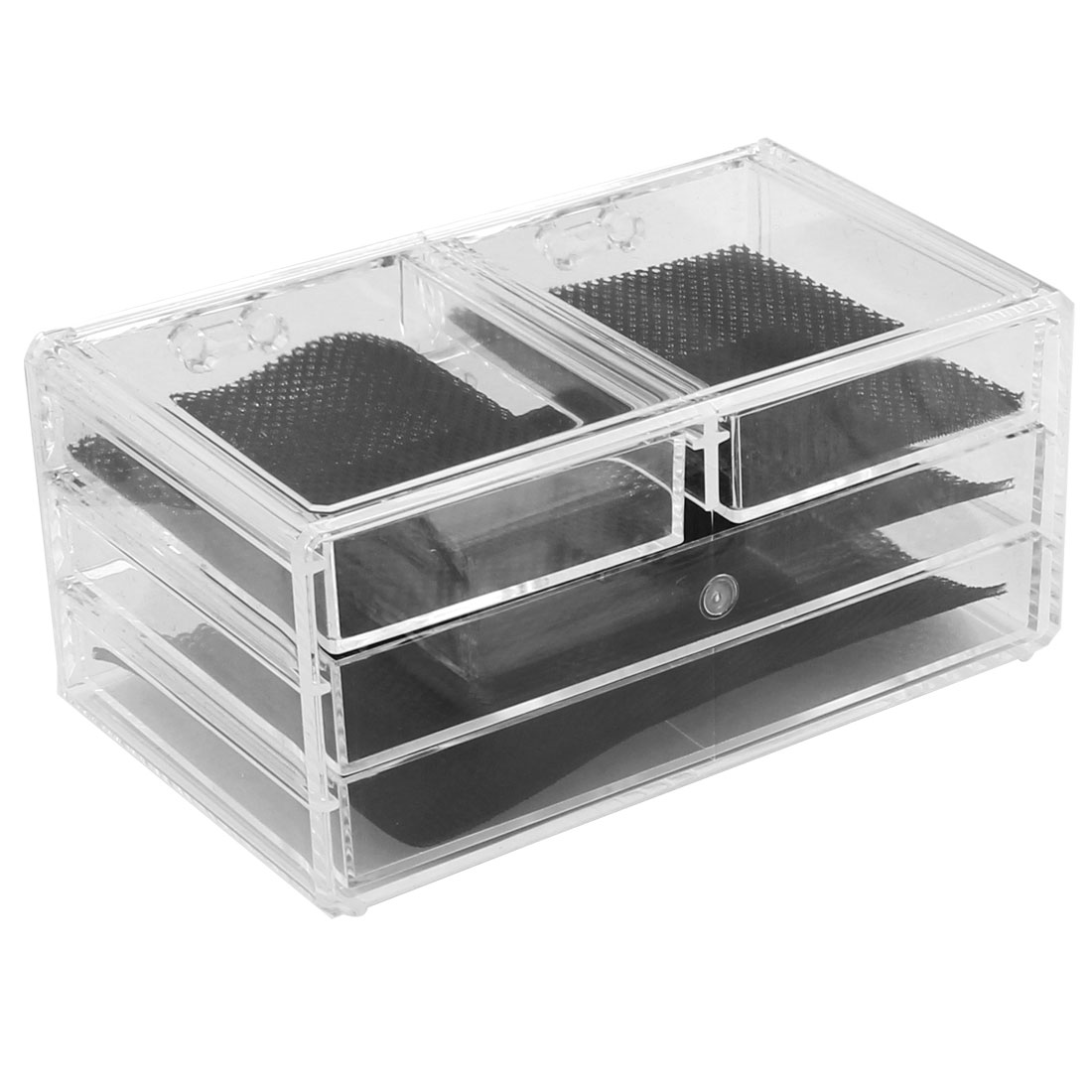 Unique Bargains Home Acrylic Multilayers Jewelry Makeup Storage Acrylic Multilayers Jewelry