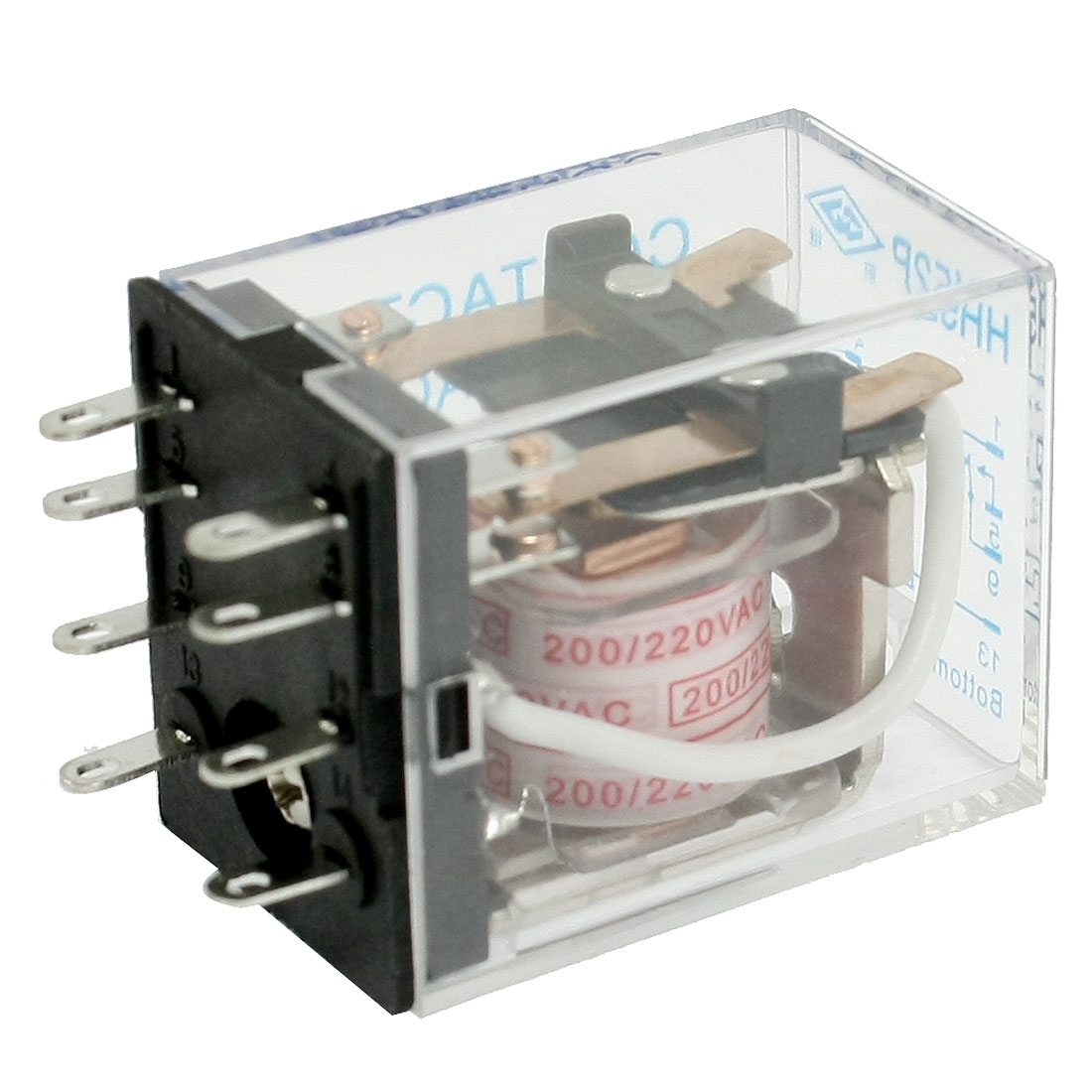 Unique Bargains Aux0157 Hh52p Ac 2v Coil 5a 240vac 28vdc 8 Pin Dpdt General Purpose Relay