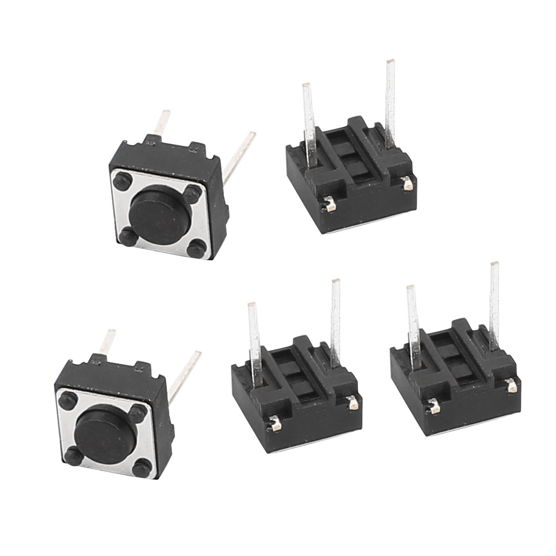 Unique Bargains A16112300ux0637 5 Pcs 6mmx6mmx4 3mm Pcb