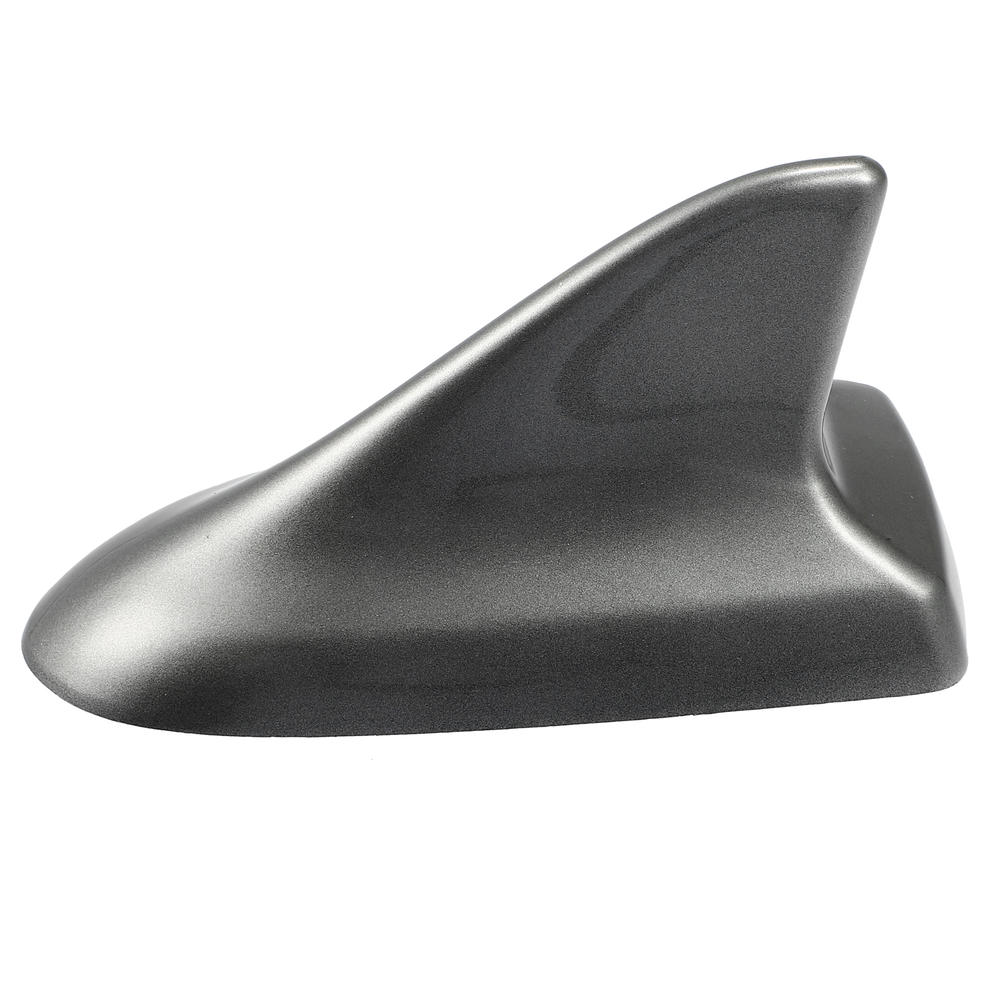 Unique Bargains Universal Dark Gray Shark Fin Shape Car Roof Adhesive Decorative Dummy Antenna