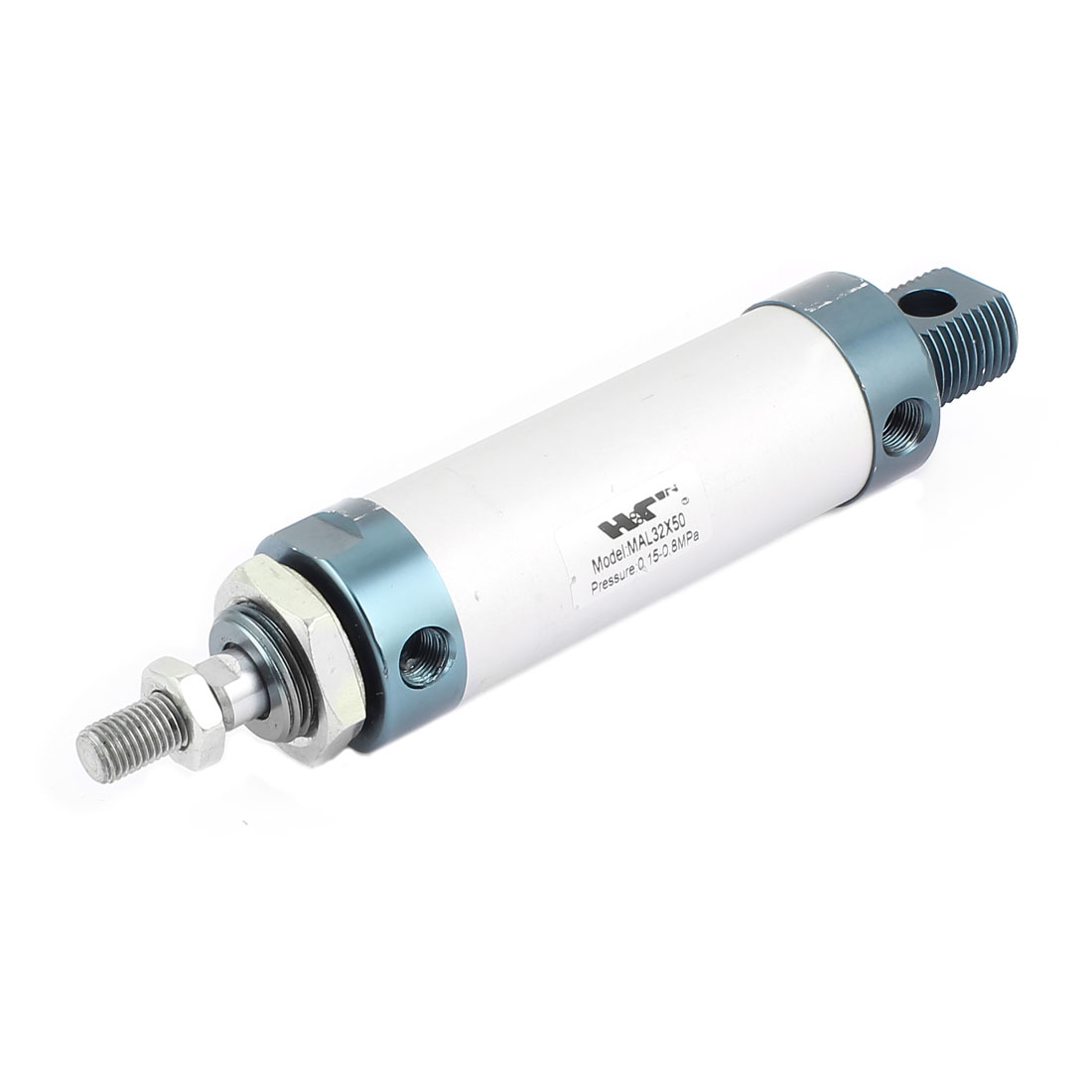 Unique Bargains MAL 32mm x 50mm Single Rod Double Action Stainless Steel Pneumatic Air Cylinder
