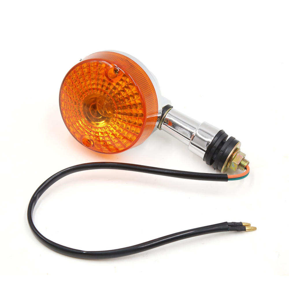 Unique Bargains 2Pcs Yellow LED Turn Signal Light Motorcycle Indicator Light Lamp Bulb for GN125