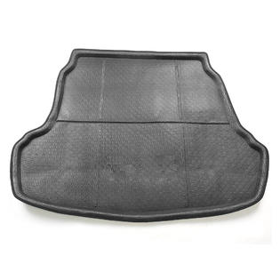 Unique Bargains Black Suv Van Rubber Trunk Cargo Floor Mat Auto
