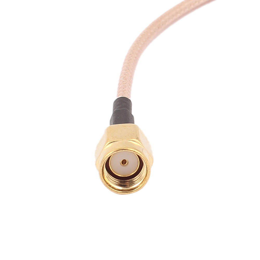 Unique Bargains RP-SMA-J Female to SMA-J Male RG316 Coaxial Cable Pigtail 20cm