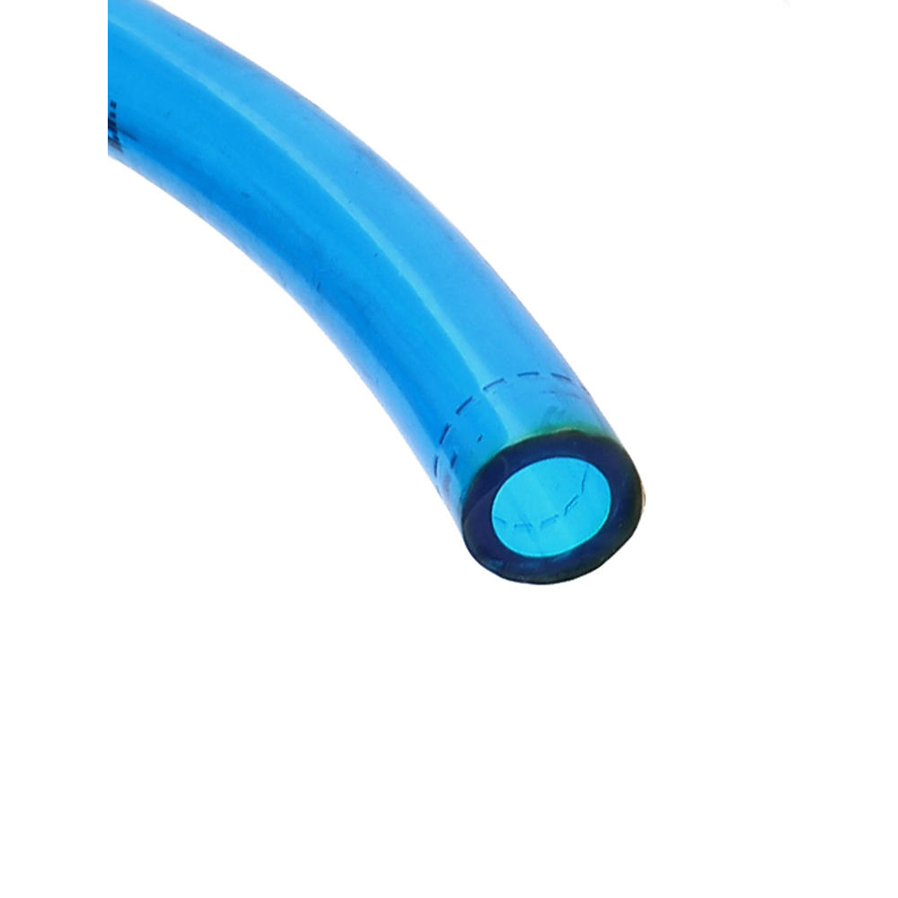 Unique Bargains 5M 16.4ft Long 10mmx6.5mm Pneumatic Air PU Hose Pipe Tube Clear Blue