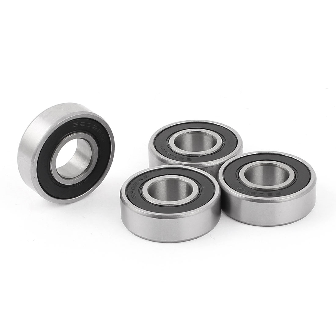 Unique Bargains 6202RS 15x35x11mm Roller-Skating Sealed Skating Deep Groove Ball Bearing 4Pcs