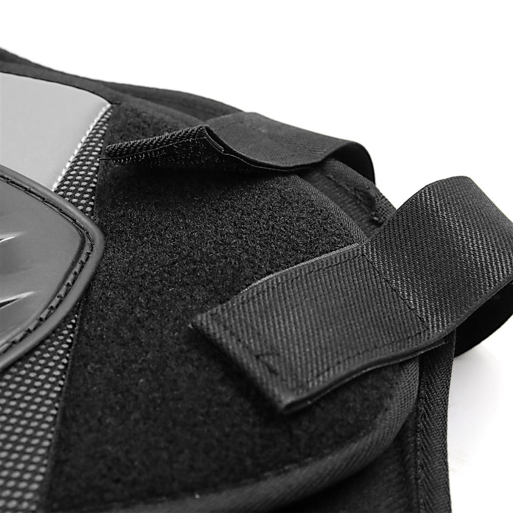 Unique Bargains Black Adult Motorcycle Protective Body Armor Vest Guard Protector Jacket Gear XL