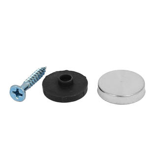 Uxcell 18mm Dia 304 Stainless Steel Cap Cover Nails Decorative