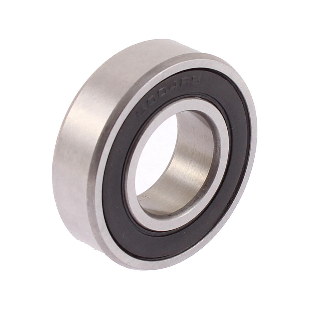 Unique Bargains 6004RS 42mm x 20mm x 12mm Rubber Sealed Deep Groove Ball Bearing Silver Tone