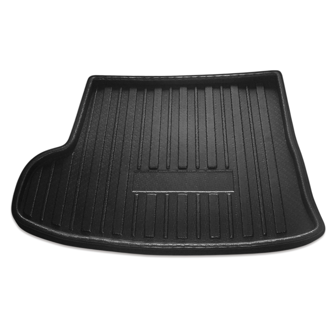 Unique Bargains Black Rear Trunk Tray Boot Liner Cargo Floor Mat