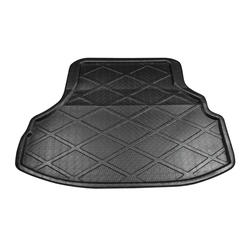 Unique Bargains Black Rear Trunk Tray Boot Liner Cargo Floor Mat Cover for Honda Accord 7 04-07