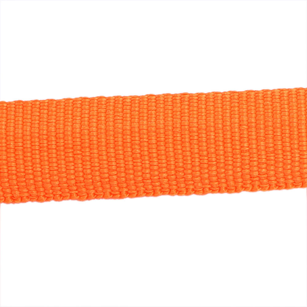 Unique Bargains Pet Cat Dog Orange Lighting Nylon Leash Harmess Lead Strap Rope 120cm Long