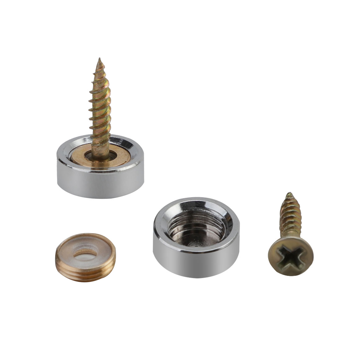 Unique Bargains Furniture Table Mirror Decorative Screw Cap Cover