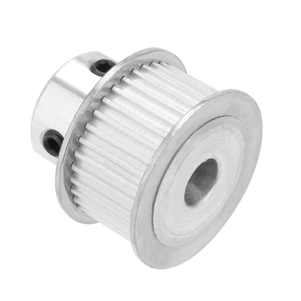 Unique Bargains 35 Teeth 6.35mm Bore 11mm Belt Timing Idler Pulley Synchronous Wheel Silver Tone