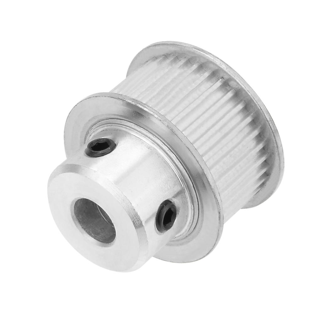 Unique Bargains 35 Teeth 6.35mm Bore 11mm Belt Timing Idler Pulley Synchronous Wheel Silver Tone