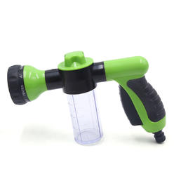 Unique Bargains Green High Pressure Car Home Washing Foam Water Spray Gun Nozzle Cleaning Tool