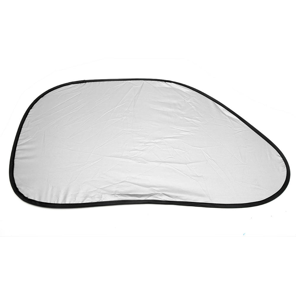 Unique Bargains 2pcs Car Side Front Window Screen Foldable Sunshade Visor Cover Heat Insulation