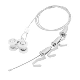 Unique Bargains Art Gallery 3 Hooks Ceiling Mount Hanging