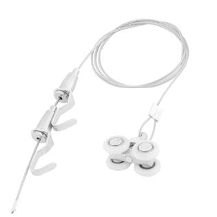 Unique Bargains Gallery Metal 2 Hooks Ceiling Mount Hanging