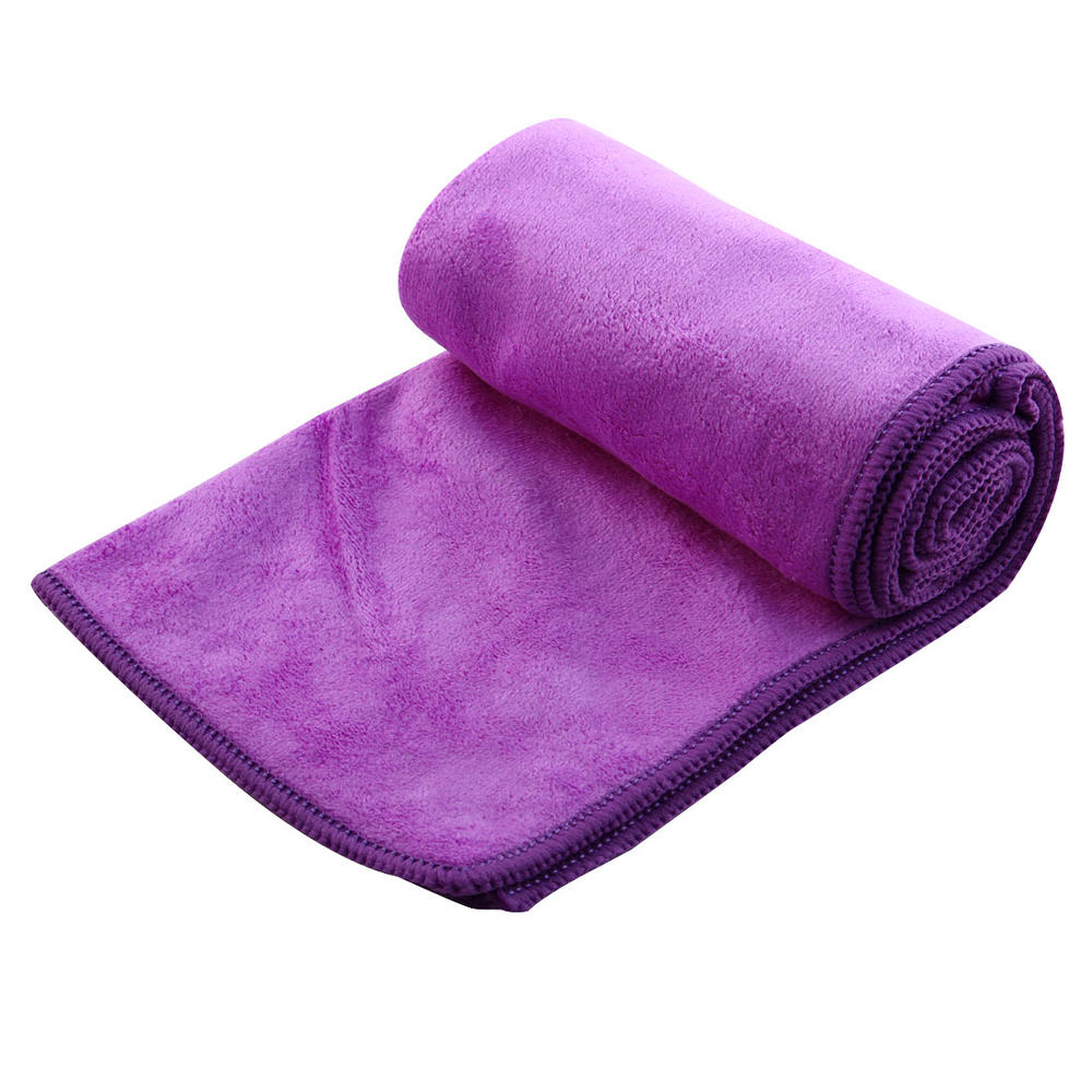 Unique Bargains Travel Swimming Hiking Camping Shower Beach Absorbent Quick Drying Towel Purple