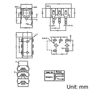Unique Bargains A18102400ux0474 3 5 Mm Audio Jack Connector