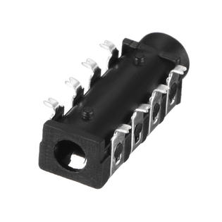 Unique Bargains A18102400ux0466 3 5 Mm Audio Jack Connector Pcb Mount Female Socket 8 Pin Pj 313e 10pcs