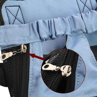 Unique Bargains Dog Treat Pouch Training Waist Sports Bag Carry Pet Toys Dog Training Accessory Front Mesh Pocket Easily Carries Small Size Blue