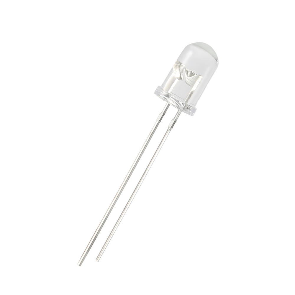 Unique Bargains 100pcs 5mm 940nm Infrared Emitter Diode  DC1.2-1.3V LED IR Clear Round Head